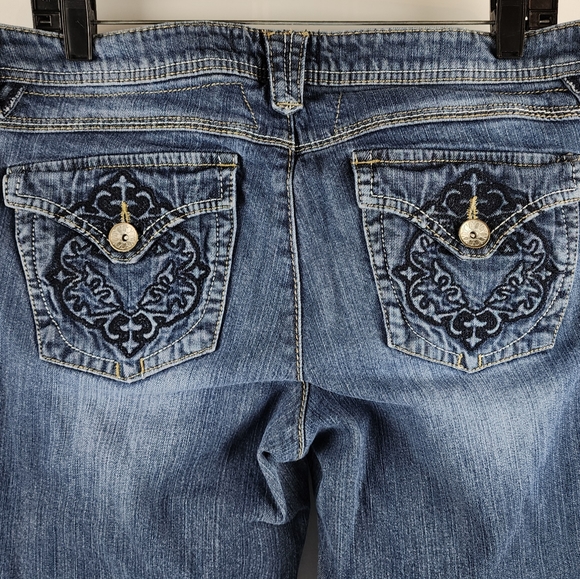 Democracy Jeans Flap Pockets Mid Rise Ankle Pants Size 12 (32x25) - Picture 8 of 10